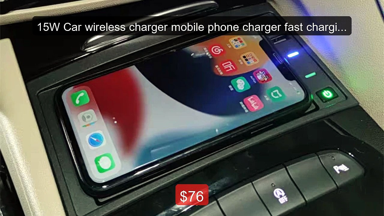15W Car wireless charger mobile phone charger f...