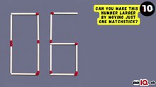 #TestYourIQ 🧪🧠 Can You Make This Number Larger by Moving Just One Matchstick? (Part 1) ️