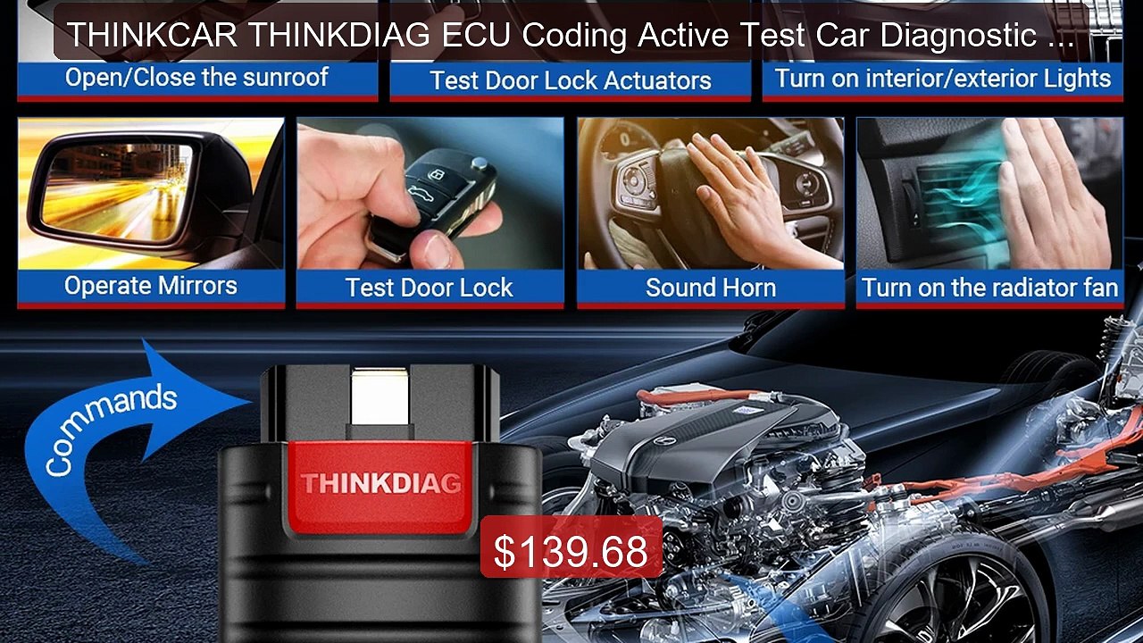 THINKCAR THINKDIAG ECU Coding Active Test Car Diagnostic Tools Car ... -- Top Rated 2026 | Buy Now!