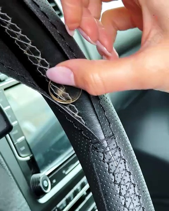 Steering wheel repair with wedding ring😅