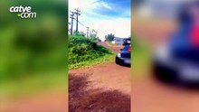 Perseguição: vídeos mostram tiros, fuga e apreensão de carro de luxo no Paraná