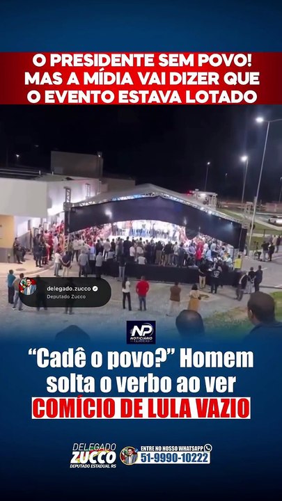 Presidente sem o povo