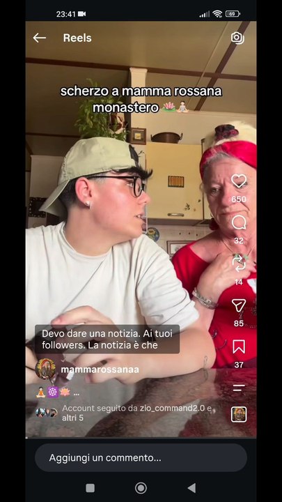 Mamma Rossana story lo scherzo