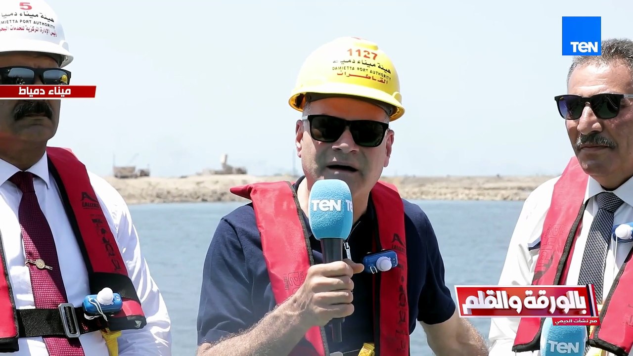 عمرها 40 سنة.. الديهي يرصد حجم الإنجاز من داخل ميناء دمياط وأهم المشروعات