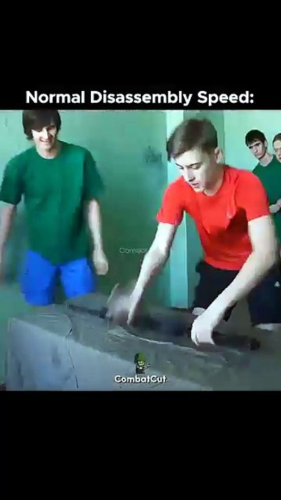 Military Weapon Assembly and Disassembly Drills! 🎖️🔫 Pure Speed & Muscle Memory