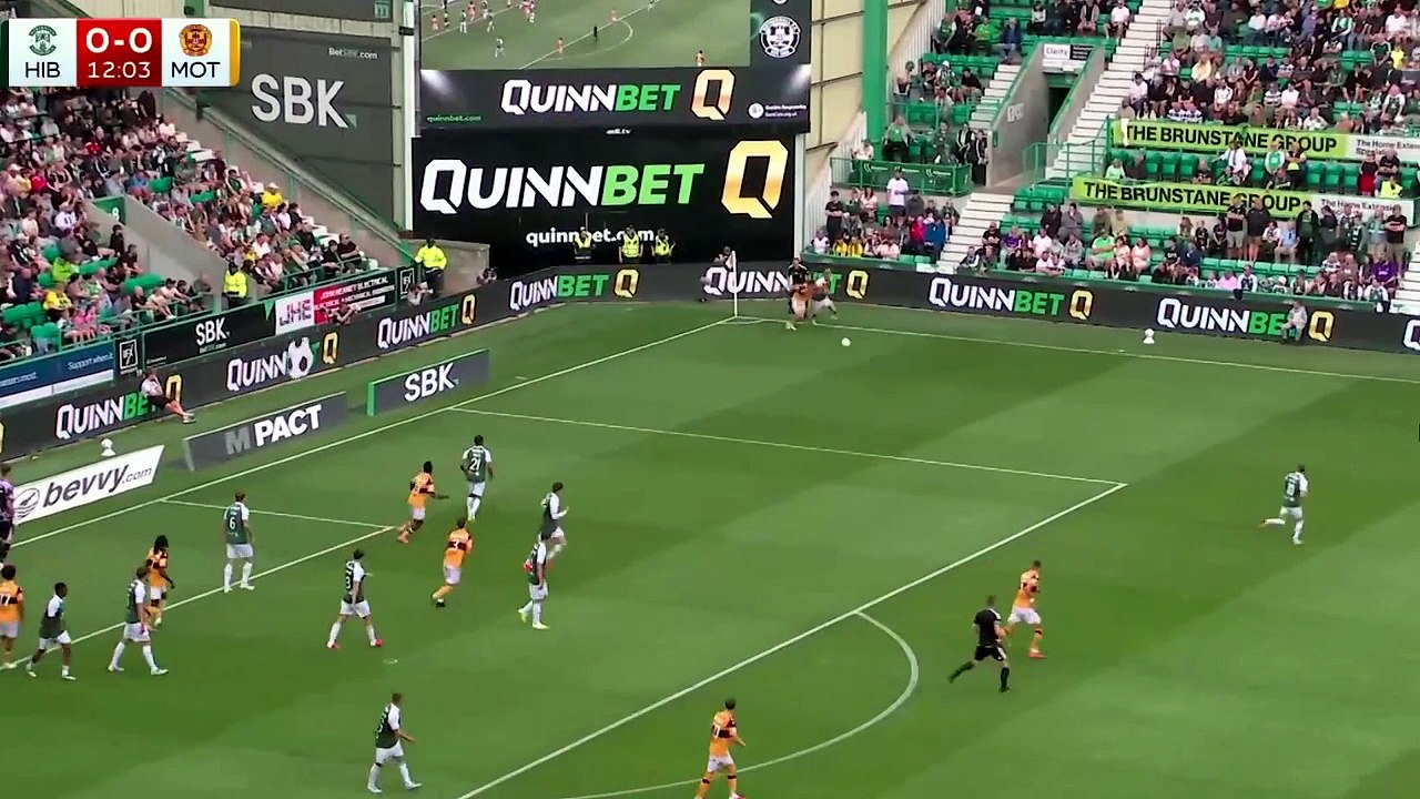 Hibernian Vs Motherwell 1 half