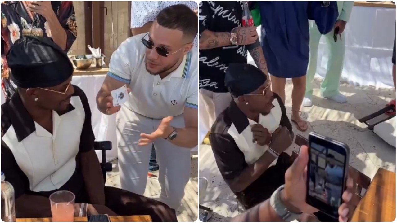 ¿Truco o serpiente? Mago asusta a Jimmy Butler con una serpiente en juego de cartas