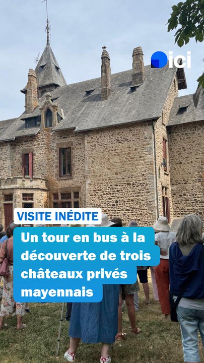 Exceptionnellement, trois châteaux privés ont ouvert leurs portes ce week-end en Mayenne