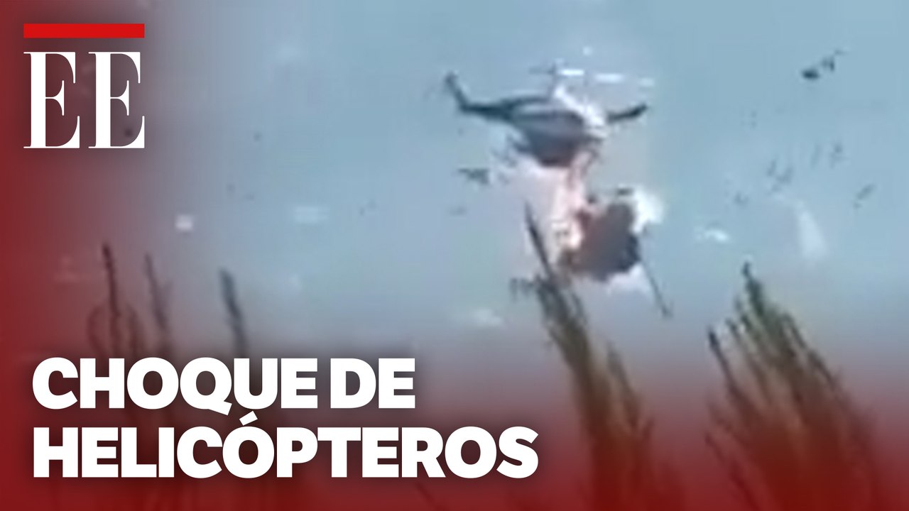 Dos pilotos murieron en choque de helicópteros que combatían incendios en Grecia