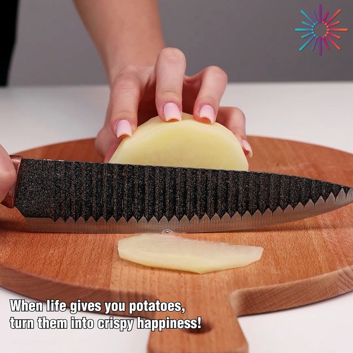 When life gives you potatoes, turn them into crispy happiness! 🥔