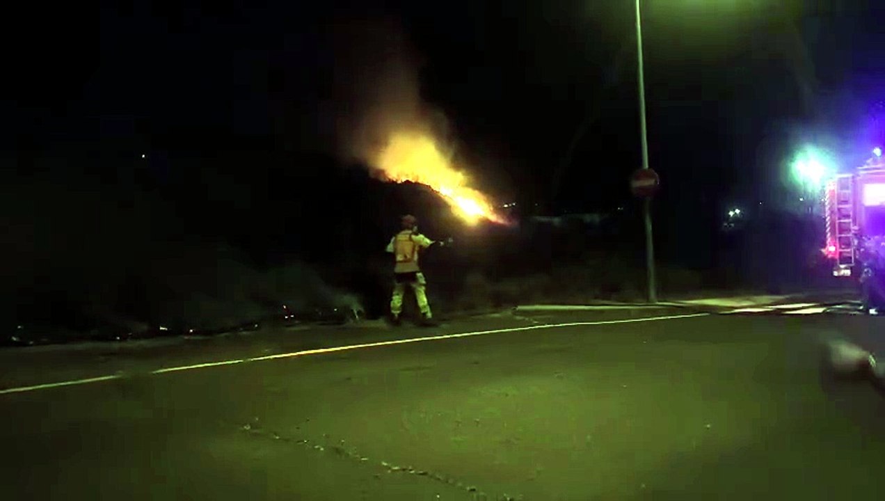 Conato de incendio en Guajara