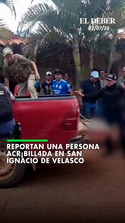 Reportan una persona acr¡bill4da en San Ignacio de Velasco