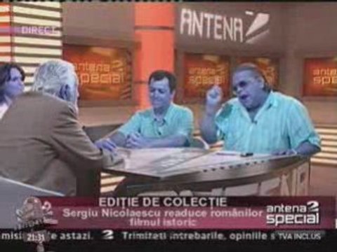 Sergiu Nicolaescu la Antena 1-11.Iulie.2008
