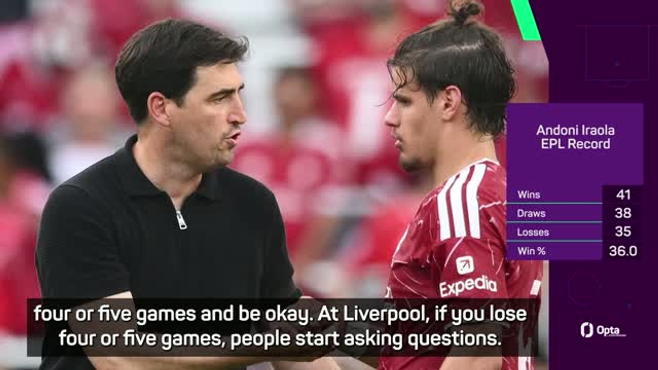 Rush hopes Iraola gets time to change Liverpool