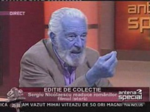 Sergiu Nicolaescu la Antena 1, Part Tow