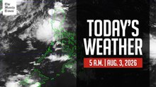 Today's Weather, 5 A.M. | Aug. 3, 2026