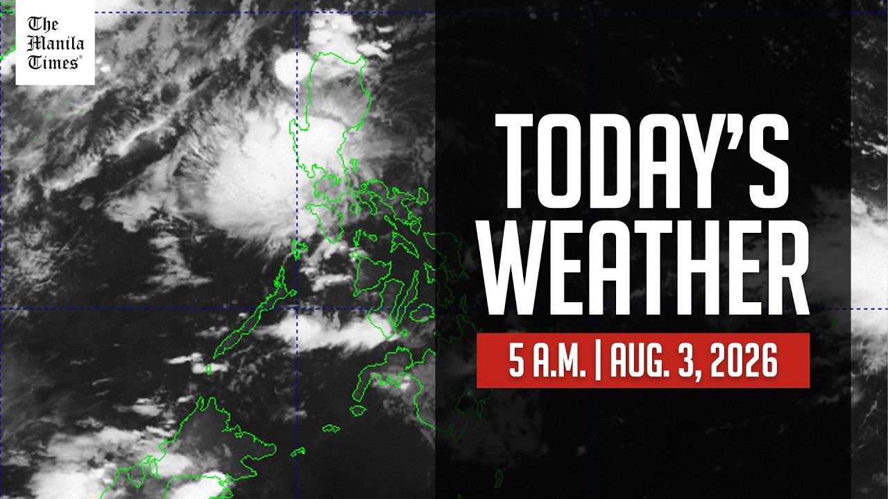 Today's Weather, 5 A.M. | Aug. 3, 2026