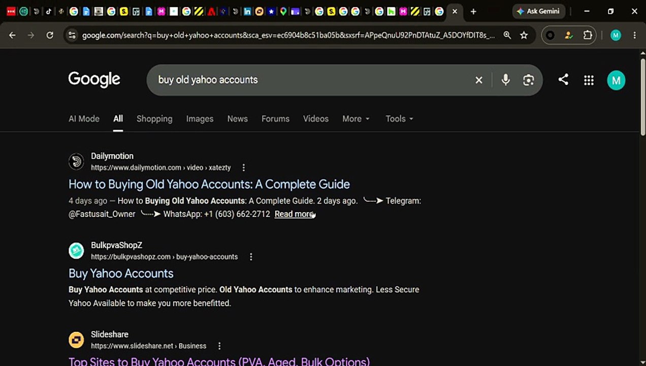 Gmail 917 Sites to Buy old Gmail Accounts- Gmail Selling