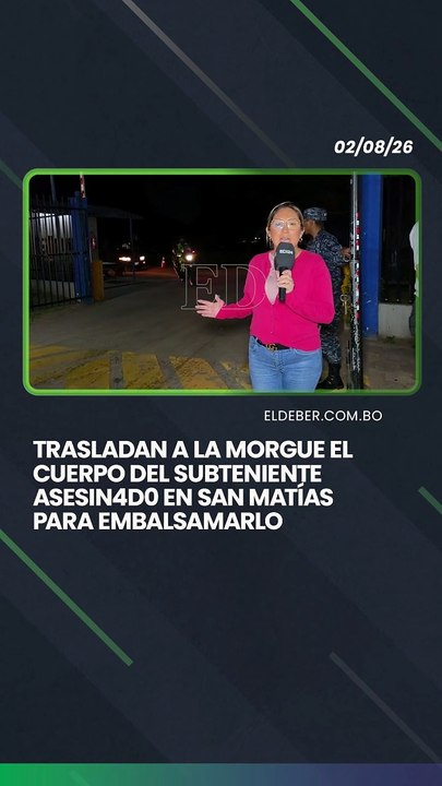 Trasladan a la morgue el cuerpo del subteniente asesin4d0 en San Matías para embalsamarlo