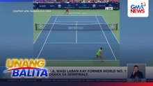 Laban ni PHL tennis star Alex Eala at World No. 3 Jessica Pegula sa finals ng Mubadala DC Open, sinuspinde dahil sa ulan | Unang Balita