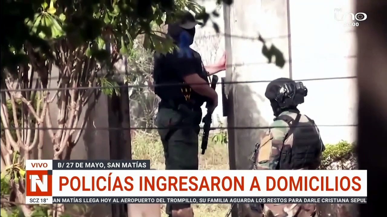 vecinos sorprendidos por el operativo policial