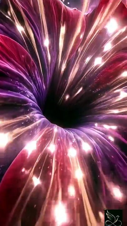 The Velvet Nebula | Surreal Cosmic Flower Animation