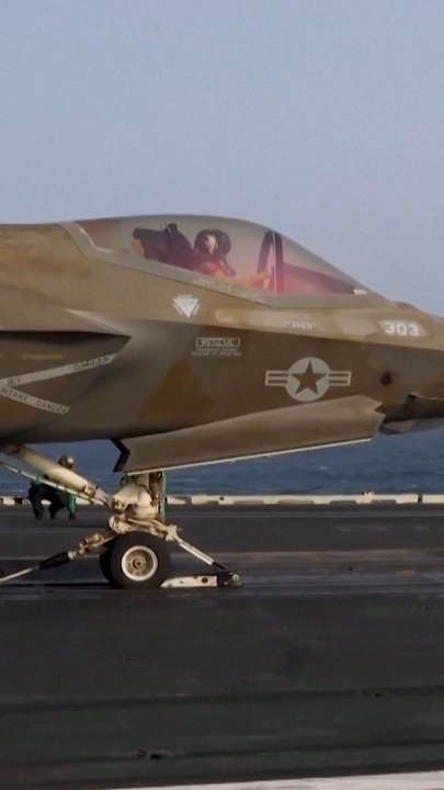 F-35s take off to patrol Strait of Hormuz