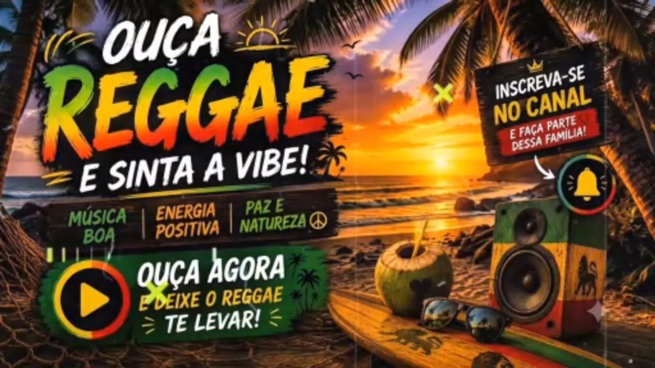 🌺 Deixe o Som do Reggae Transformar o Seu Dia!!