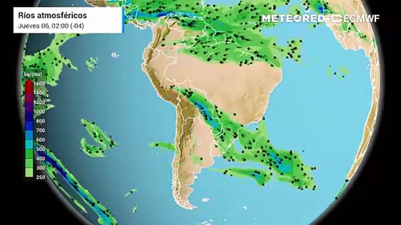 Río atmosférico categoría 2 impactaría a la zona central