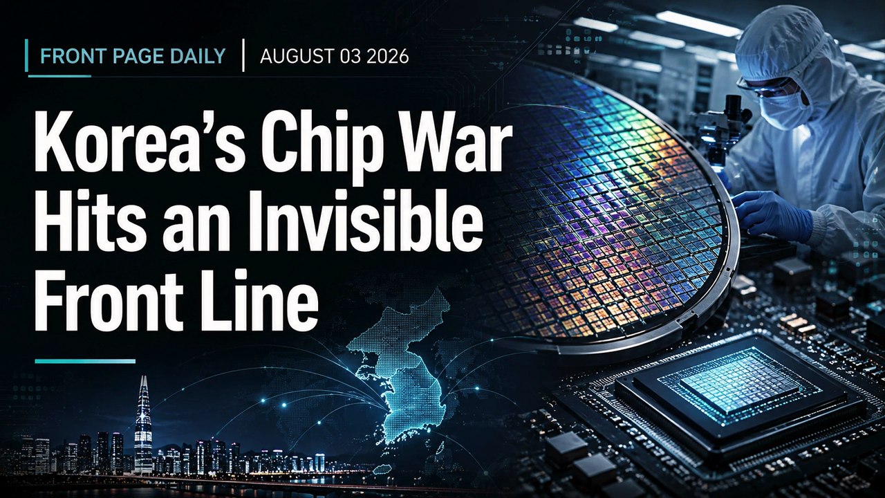 Korea's Chip War Hits an Invisible Front Line | August 03 2026
