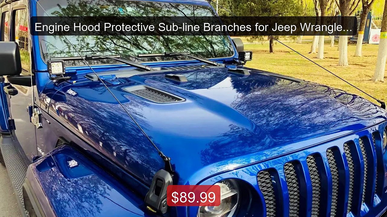Engine Hood Protective Sub-line Branches for Jeep Wrangler ... -- Top Pick 2026 | Unbeatable Price!