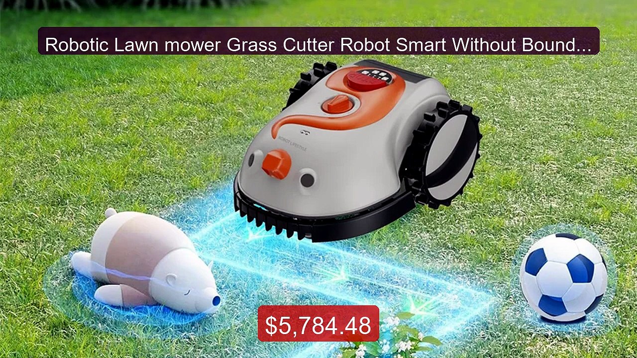 Robotic Lawn mower Grass Cutter Robot Smart Without Boundary ... -- Amazing Value 2026 | Must Have!