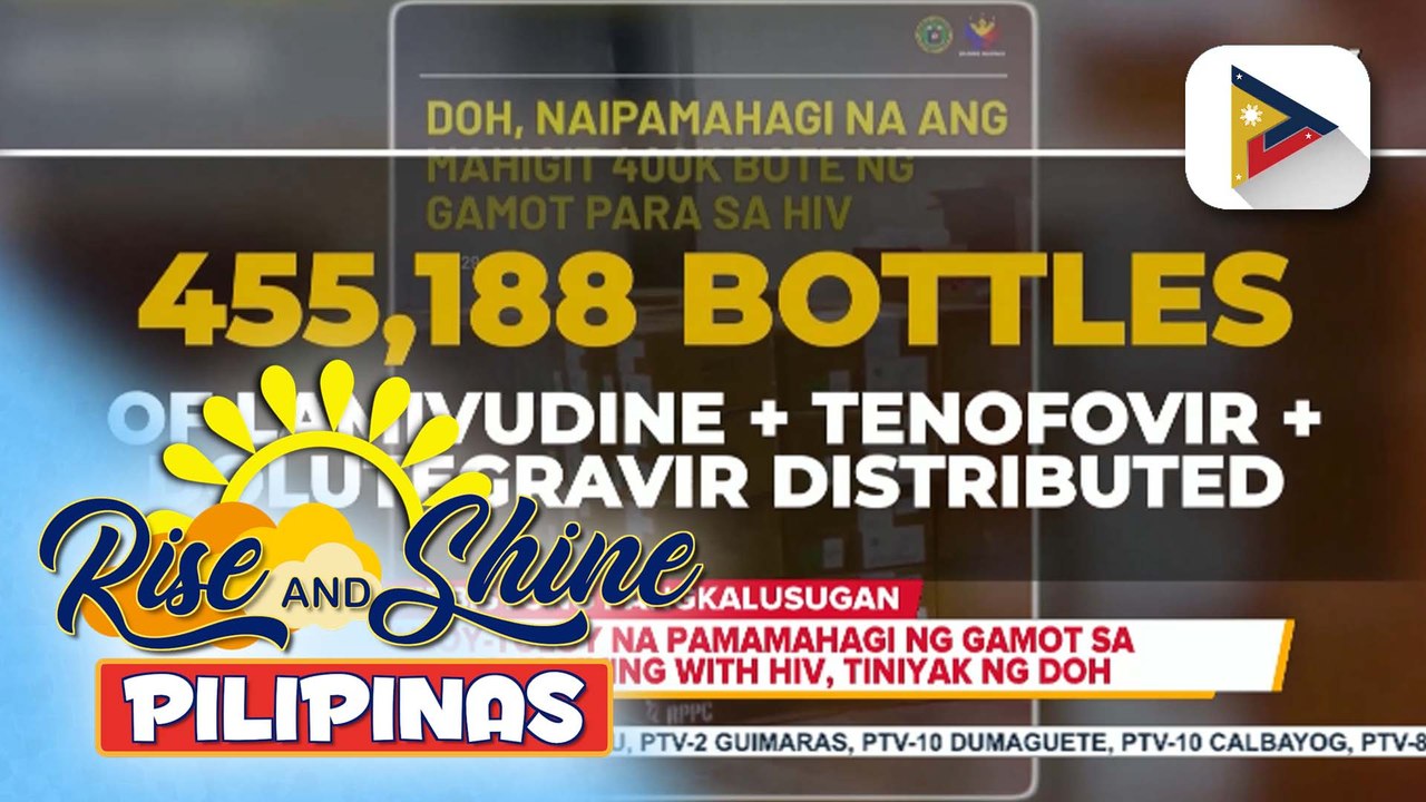 Tuloy-tuloy na pamamahagi ng gamot sa persons living with HIV, tiniyak ng DOH | ulat ni Carlo Candelaria