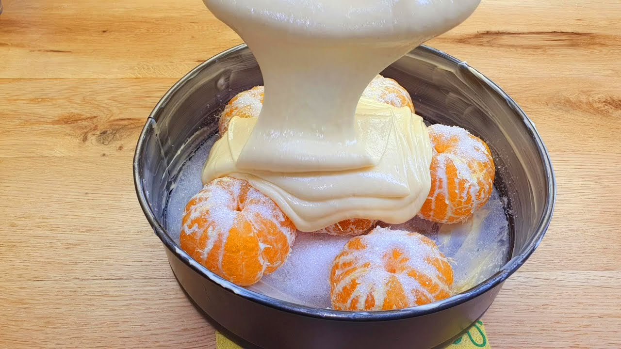Schnelles Rezept für Mandarinenkuchen: eins, zwei, fertig – perfekt für jeden Tag