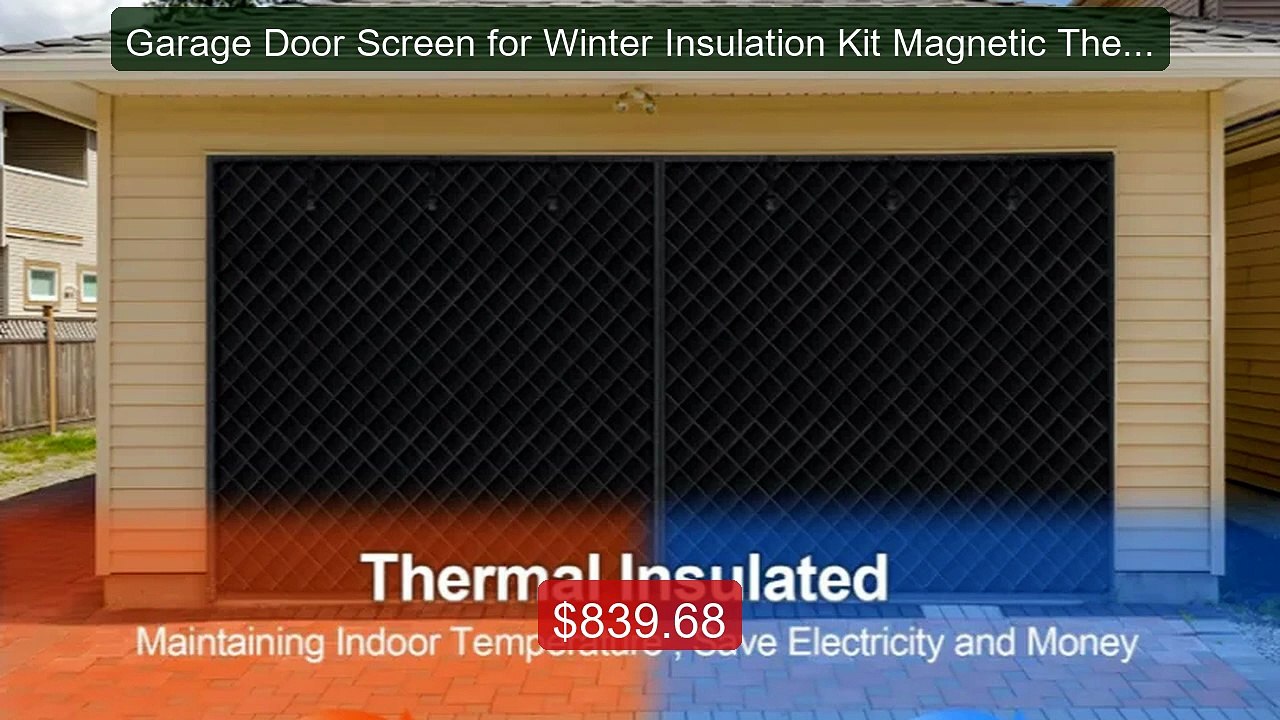 Garage Door Screen for Winter Insulation Kit Magnetic Thermal Insu... -- Best Deal 2026 | Shop Now!