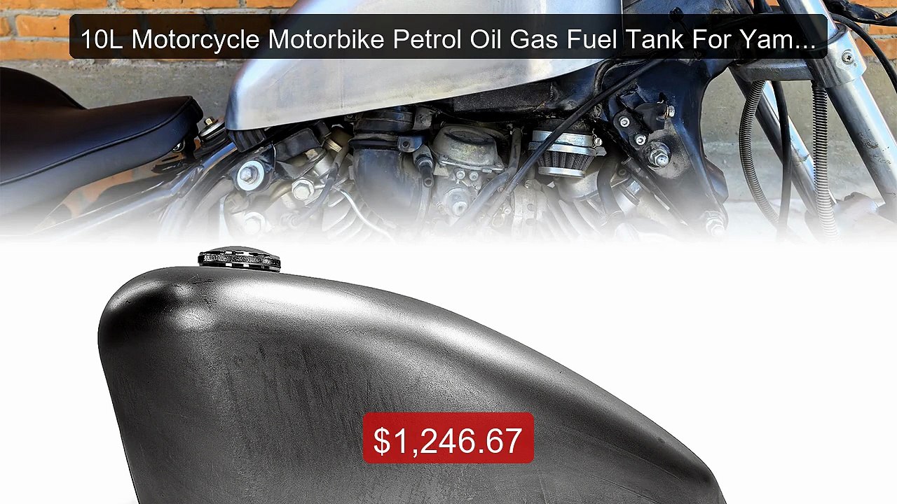 10L Motorcycle Motorbike Petrol Oil Gas Fuel Tank For Yamaha XV750 ... -- Top Rated 2026 | Buy Now!