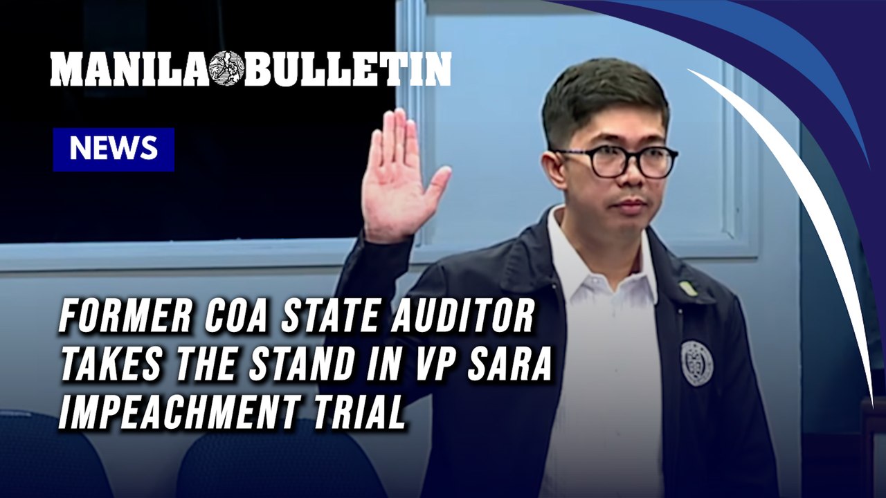 Former COA state auditor takes the stand in VP Sara impeachment trial