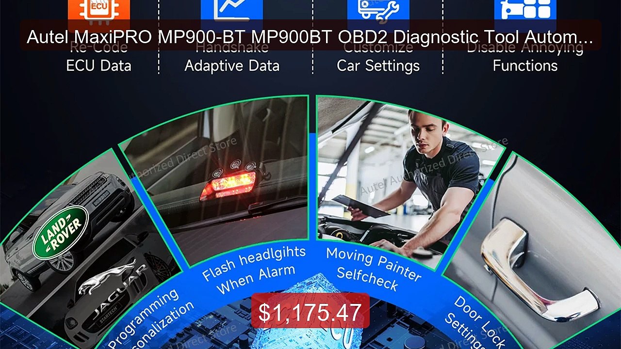 Autel MaxiPRO MP900-BT MP900BT OBD2 Diagnostic Tool Automotiv... -- Amazing Value 2026 | Must Have!