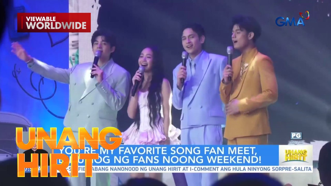 You're My Favorite Song fan meet, dinumog ng fans | Unang Hirit
