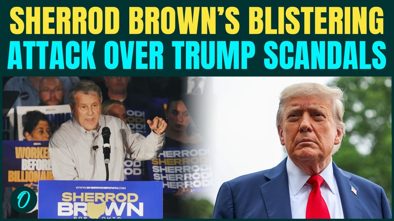 ‘Largest Bribery Scandal In Ohio’Sherrod Brown’s Brutal Take-Down of Trump;Ignites Cincinnati Crowd