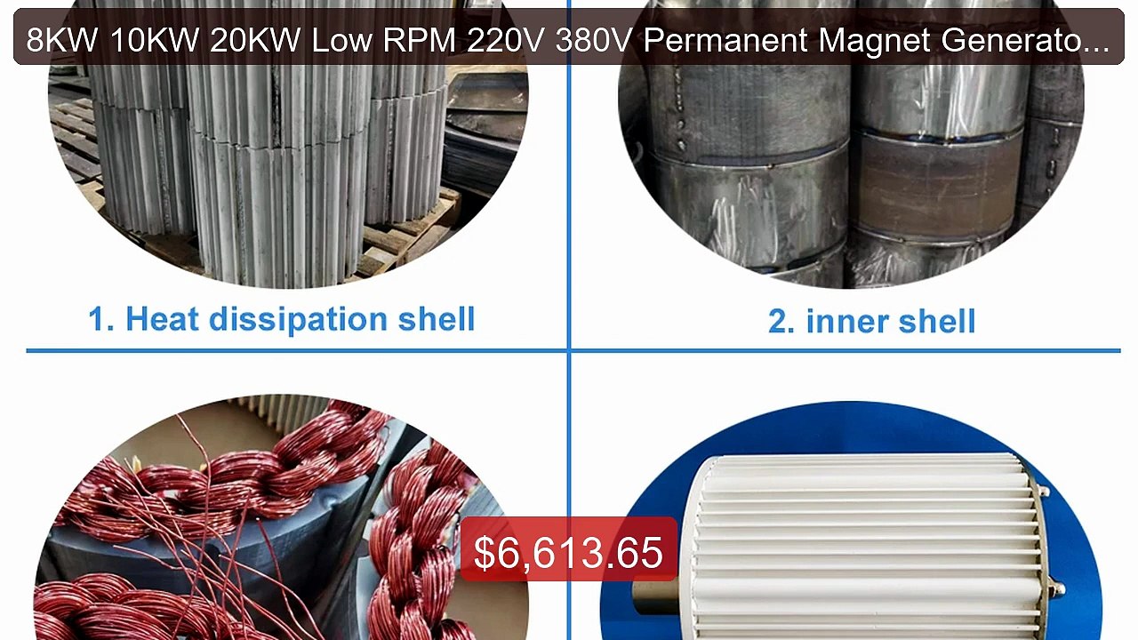 8KW 10KW 20KW Low RPM 220V 380V Permanent Magnet Generator with 24V... -- Top Rated 2026 | Buy Now!