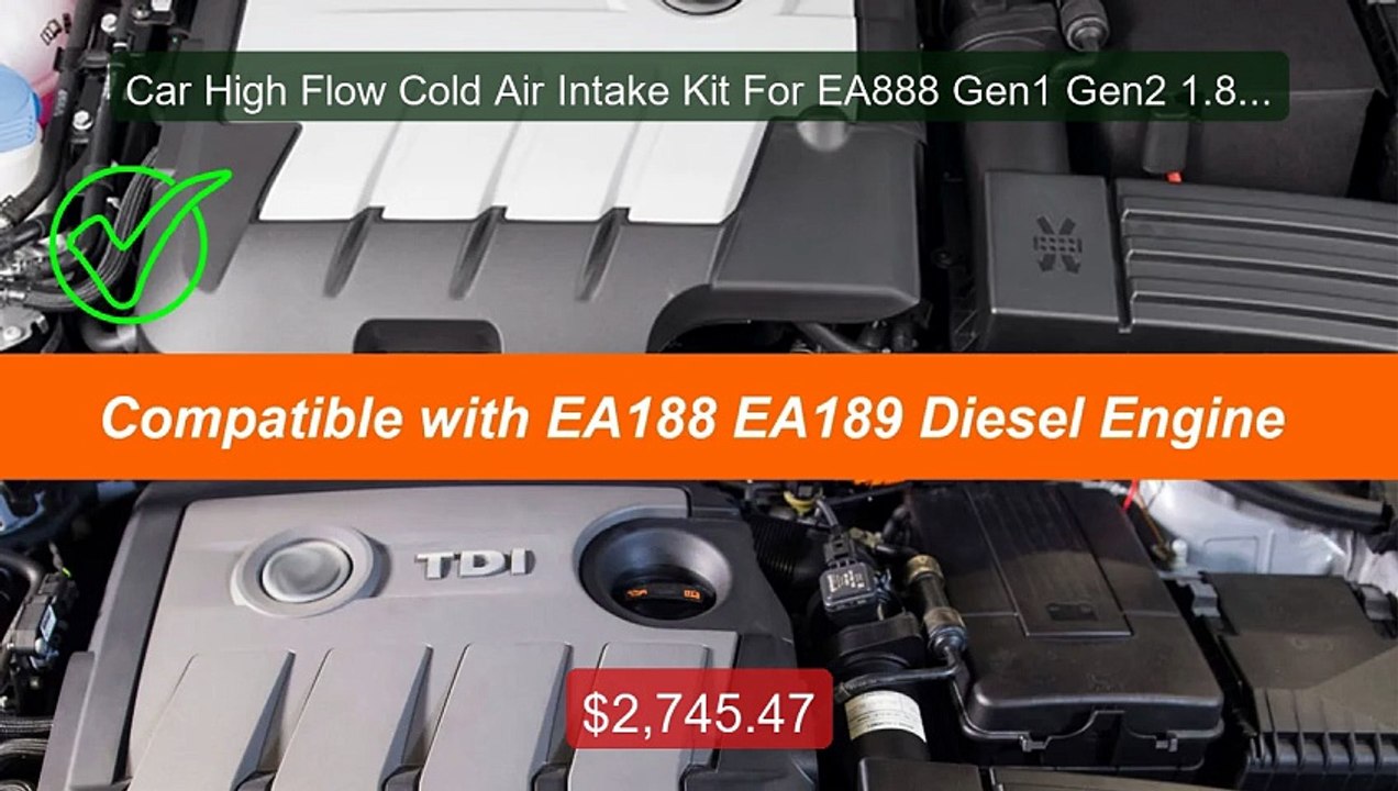 Car High Flow Cold Air Intake Kit For EA888 Gen1 Gen2 1.8T 2.0T Vo... -- Best Deal 2026 | Shop Now!