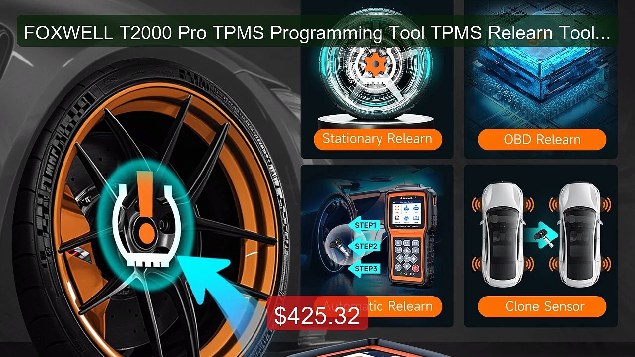 FOXWELL T2000 Pro TPMS Programming Tool TPMS Re...