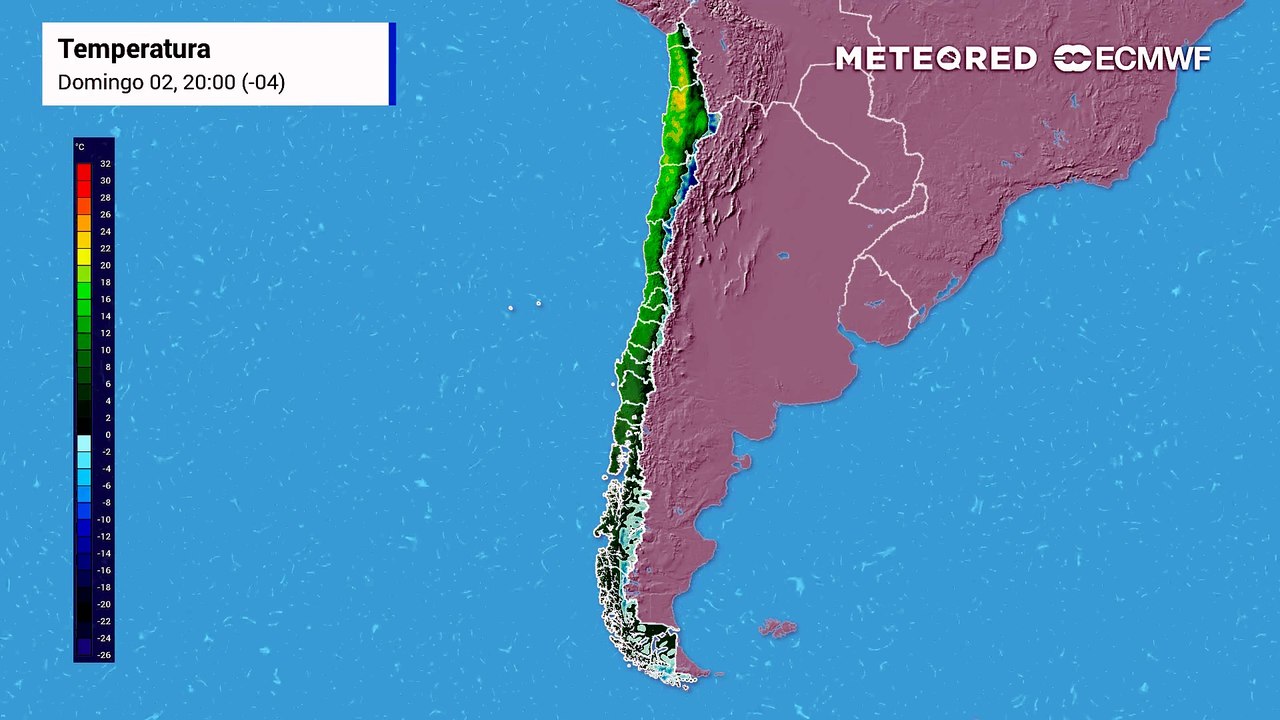 Cerca de 20 °C este lunes en Santiago