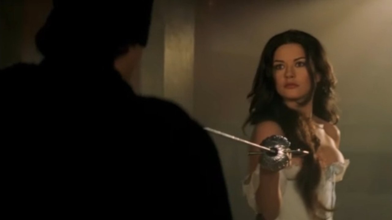 Elena vs Zorro Sword Fight Scene The Mask of Zorro [1998]