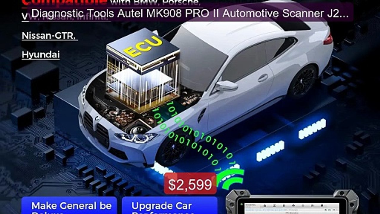 Diagnostic Tools Autel MK908 PRO II Automotive...