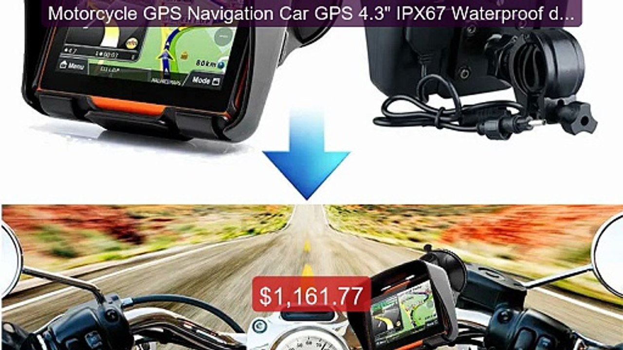 Motorcycle GPS Navigation Car GPS 4.3" IPX67 Waterproof dus... -- Top Pick 2026 | Unbeatable Price!