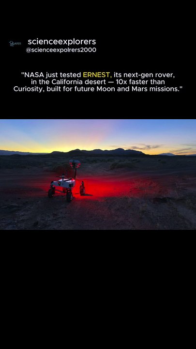 "NASA's NEXT Rover Just Got Tested — 10x Faster Than Curiosity 🚀"#space #facts #nasa