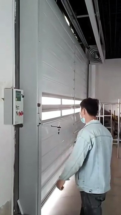 Does every spiral high-speed door include a manual release?