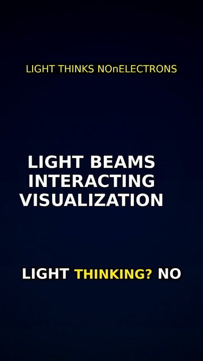 Light Thinks? 🤯 No Electrons!